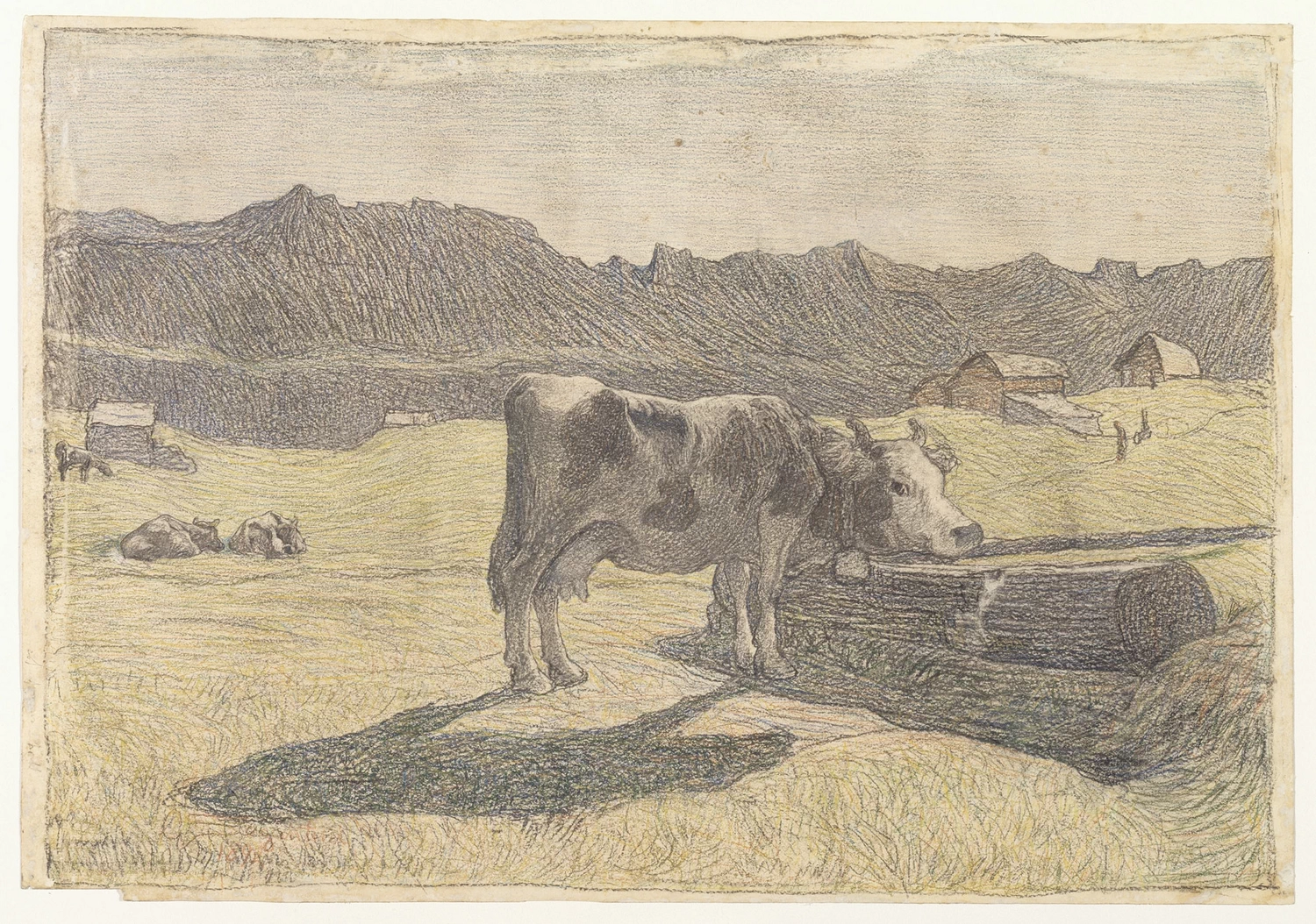 Vacca bruna all'abbeveratoio, 1892 - National Gallery of Victoria, Melbourne